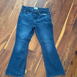 Levi's Dark Blue Mid Rise Bootcut Jeans